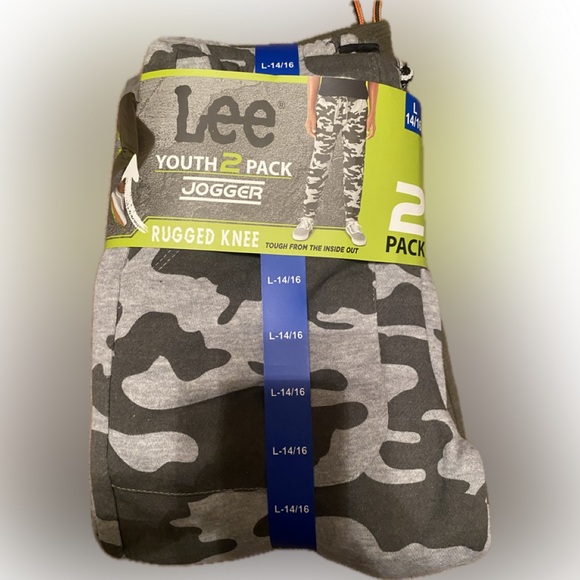NEW- Lee Youth 2 pack Jogger with Rugged Knee - L (14/16)
NWT/NEW - Picture 1 of 2